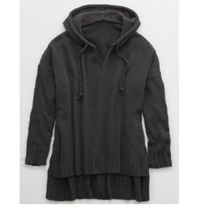 Aerie Chenille Oversized Hooded Sweater